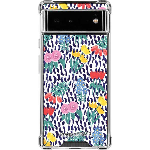 Bouffants and Broken Hearts Bouquets Print Google Pixel 6 Clear Case